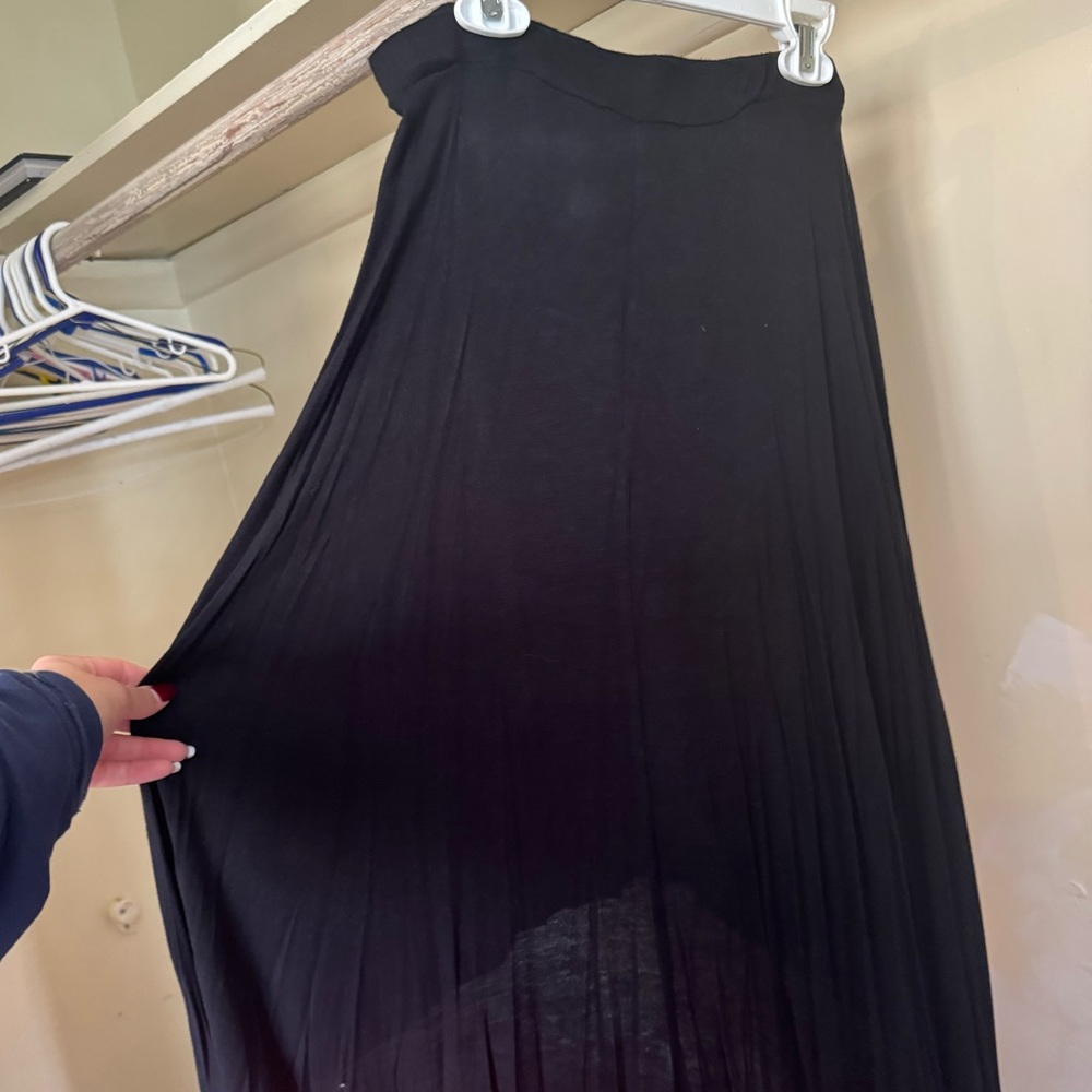 Elegant Black Women's Skirt High Low